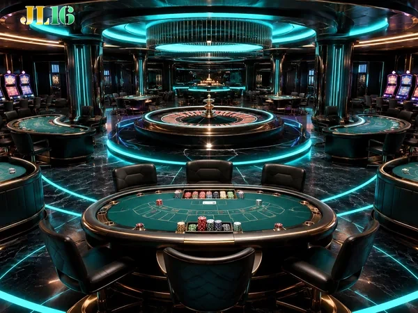 JL16 homepage visual showcasing the fishing games gallery